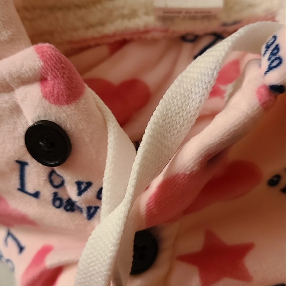 Very soft plush lined hooded button up sweater/jacket - Picture 4 of 6